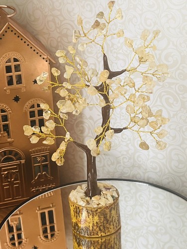 Handmade citrine crystal tree - handmade,