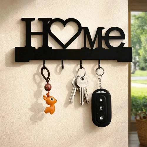 Home love shaped key - "home,