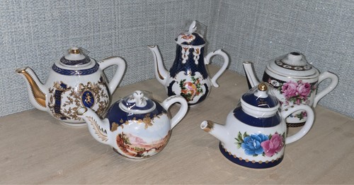 Vintage miniature teapot - vintage,
