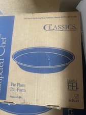 Pampered Chef Stoneware 10” Pie Quiche Dish Family Heritage Collection Stone