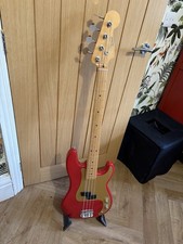 FENDER VINTERA 50s PRECISION P-BASS Dakota Red inc UK shipping