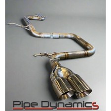 PIPE DYNAMICS - MK6 Golf 1.4 TSI 122bhp - CAT BACK PERFORMANCE EXHAUST STRAIGHT