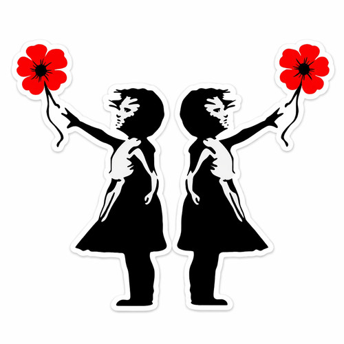 Banksy lest forget poppy - we,