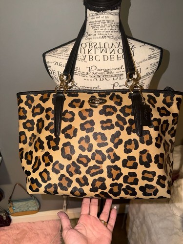 Coach ellis tote ocelot - coach,