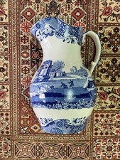Large Spode Blue Italian Water