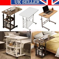 Adjustable Home Study Table Notebook Computer Folding Laptop PC Trolley Desk UK