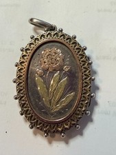 Large victorian silver locket - victorian,