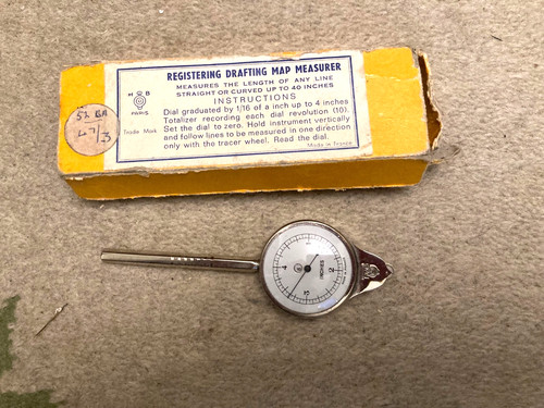 Vintage drafting map measurer - vintage,