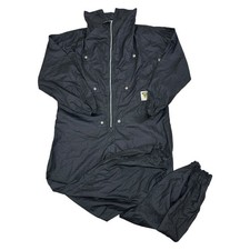 Vintage Jet Set Ski Suit One Piece 90s Retro Lightweight Black Womens Large