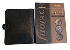 Vintage Filofax Organiser Black KENT A5 New Boxed