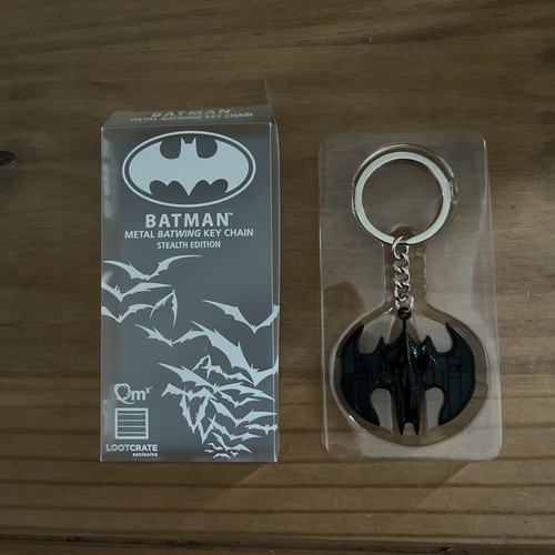 Batman metal batwing key - batman, chain