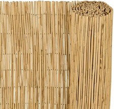 3M,4M,5M Thick Bamboo Screening Natural Fence Peeled Reed Fencing Outdoor Garden
