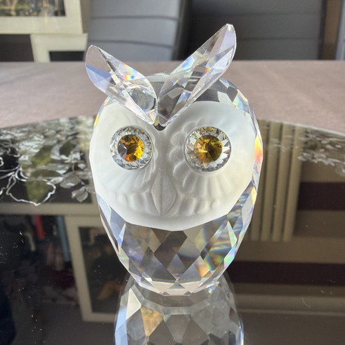 Swarovski crystal owl woodland - crystal,