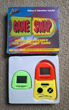 RARE Systema 1993 Vintage LCD Game-Swap Interchangeable LCD Game & Carts TESTED