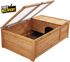 38 X 13 X 24 Wooden Tortoise House Large Tortoise Habitat Enclosure Cage with...
