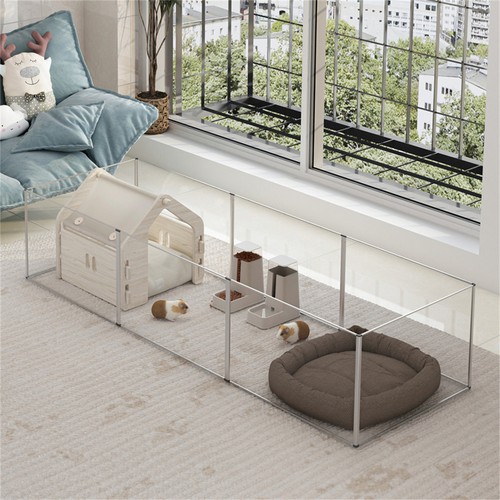 Indoor rabbit hutch guinea - rabbit, pig