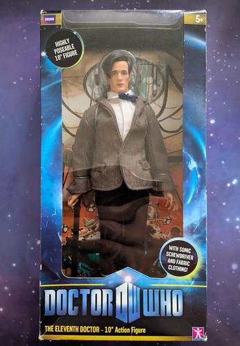 11th doctor who doll - who, sonic
