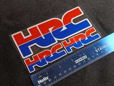 3x Premium Decal Kit - HRC Honda Racing Corp, Helmet/Motorbike. Free UK Delivery