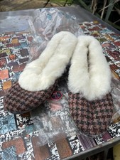Vintage  Granny Slippers Size