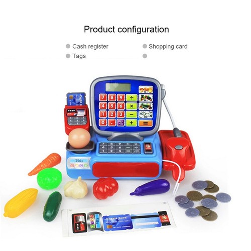 Kids supermarket cash register - kids,