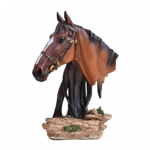 Resin horse head - resin,