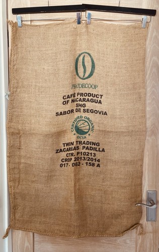 Jute coffee sack - coffee, empty
