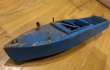 Pond Yacht  Model Boat /Handmade Vintage Wooden Hull  Project 20" 