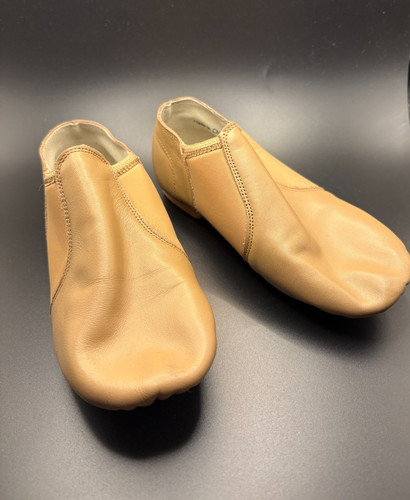 Youth size tan leather - leather, jazz