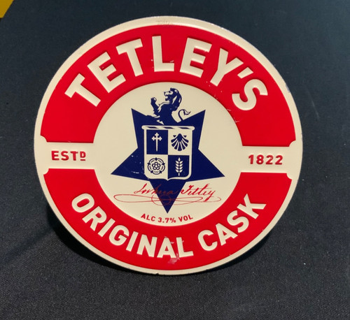 Tetley original cask - tetley's, metal