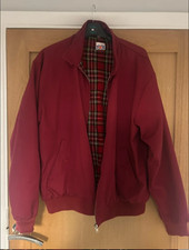 Burgundy Harrington Jacket