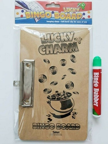 Wooden bingo board pen - bingo,