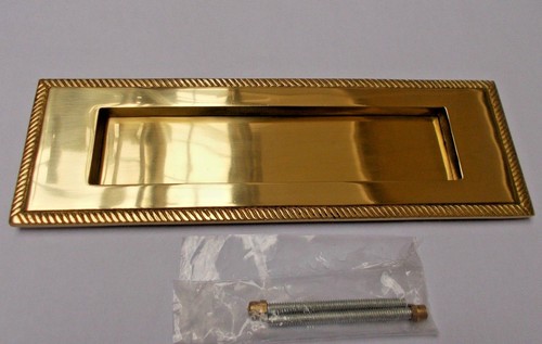 Georgian polished brass solid - georgian,