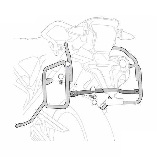 Side luggage rack for triumph - rack,