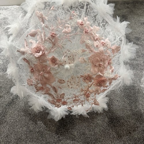Bride lace umbrella for - lace,