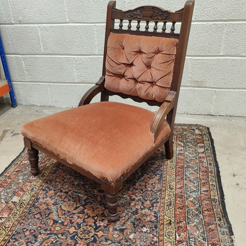 Victorian edwardian arm chair - edwardian,