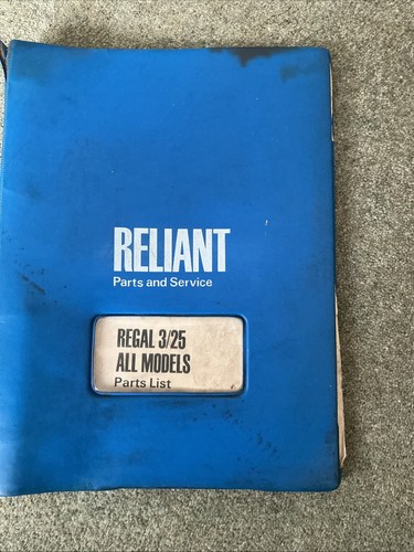Reliant regal 25 genuine - regal, 3/25