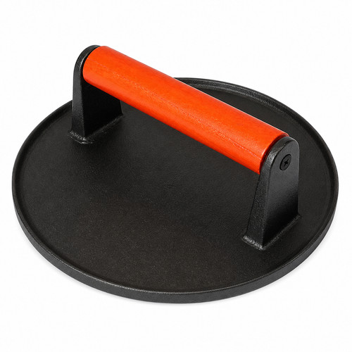 Cast iron burger - burger, round
