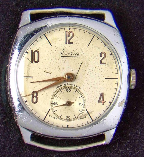 Everite cushion steel - steel, sub-dial