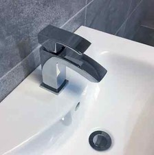 Vanity Unit Walnut Oak Finish