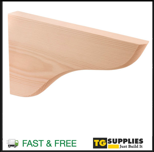 Strong timber shelf brackets - strong,