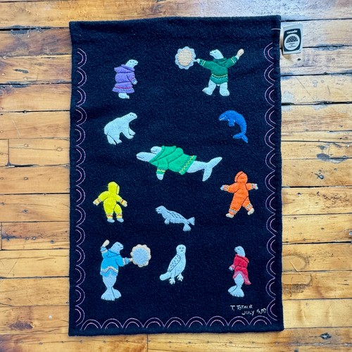 Vintage inuit felted wool - inuit,