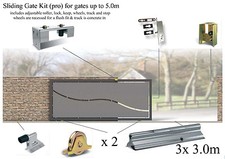Sliding Gate Kit for gates up
