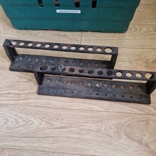 2x Vintage Wooden Laboratory