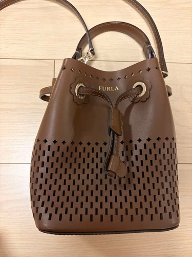 Furla brown shoulder bag - furla,