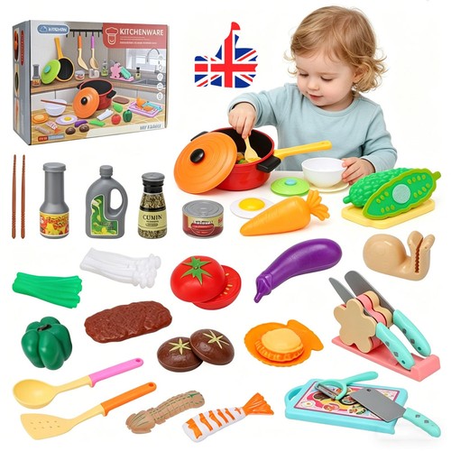 Kids cooking kitchen - cooking, set