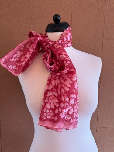 Pink silk scarf - pink,