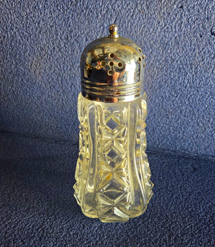 Vintage clear cut glass - cut,