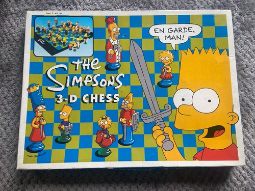 The simpsons chess set - the,