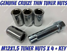 Alloy Wheel Silver Tuner Nuts