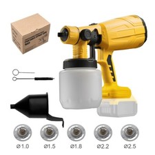 For Dewalt XR DCB 18 20V Battery Spray Gun Cordless Paint Sprayer Airless HVLP